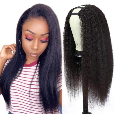 China Body Wave U-Part Lace Sheer Short Bob Human Hair Closure Wig For Black Women Bleached Knots Pre Pluck U-Part Bob 2*6 Lace Front Wig for sale