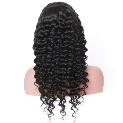 China Body Wave T-Part Wigs Full Deep Wave Straight Pre Plucked Hd Transparent Lace Front Human Hair T-Part Lace Wigs Remy Virgin Human Hair for sale