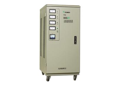 China 9kVA 30kVA Servo AC Voltage Stabilizer Three Phase , Electronic Voltage Regulator for sale