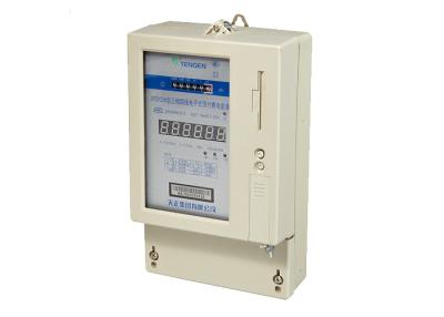 China Electronic IC Card Prepaid Energy Meter , Smart Energy Meter Three Phase DTSY256 for sale