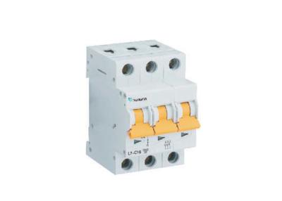 China L7 Electrical Miniature Circuit Breaker MCB 230V/400V 63AMP With 10KA Breaking Capacity for sale