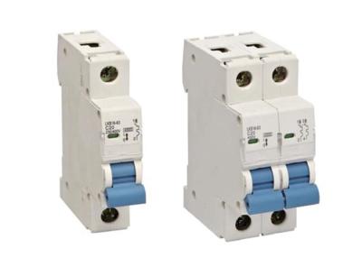 China Elektrischer Miniaturleistungsschalter MCB 4.5kA 1-63A für Häuser/Büros zu verkaufen