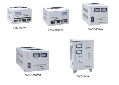 China 5000VA 10000VA  Full Automatic AC Voltage Stabilizer Regulator 3 Phase SVC-500VA for sale