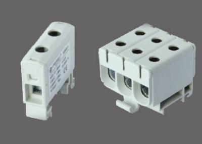 China Din Rail Screw Terminal Block , Universal Terminal Blocks For Al/Cu Conductors 800V 1000V for sale