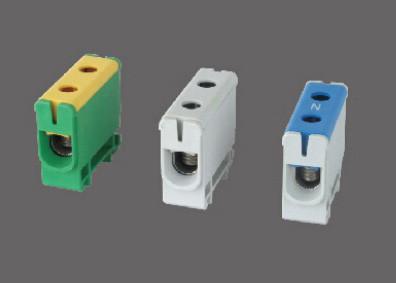 China Din Rail Screw Plastic Terminal Block ,  Waterproof Plug In Terminal Block for sale