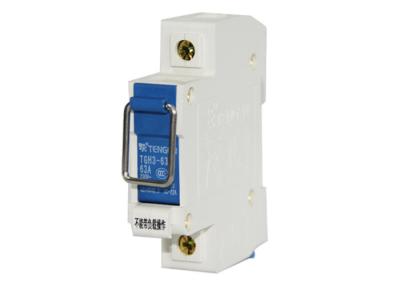 China 63A Circuit Breaker Disconnect Switch , Rail Din Rail Mounted Circuit Breakers MCB for sale