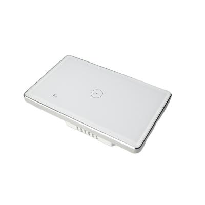 China AL Us Tuya Smart American Border Touch Aluminum Wifi Switch Work With Neutral Wire for sale