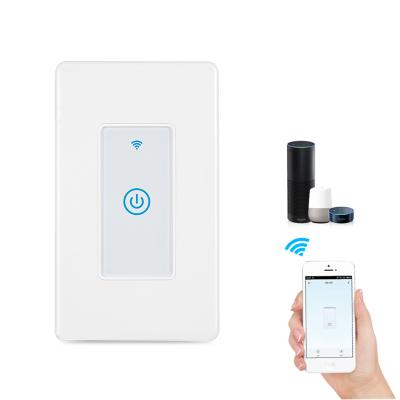 China ABS+PC USA Wifi Smart Touch 2 Band Wi-Fi Wall Switch Wifi Parts 110v Smart Life for sale