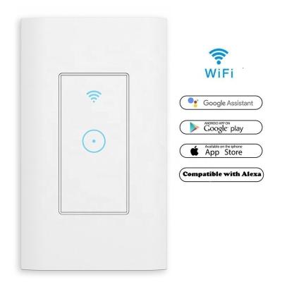 China ABS+PC standard touch tuya power switch intelligent smart wifi voice control USA Japan Canada for sale