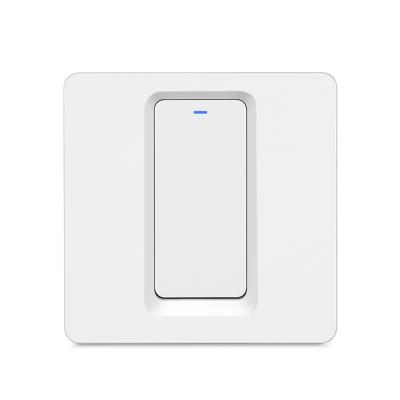 China White ABS+PC Tuya Push Button Wi-Fi Smart Touch Switch Smart Lamp Switch for sale