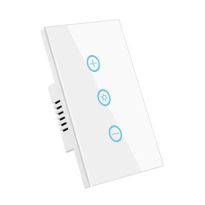 China Best Selling USA Standard WIFI Dimmer Touch Screen Wall Switch Light wifi dimmer switch ABS for sale