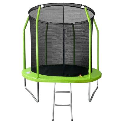 China With protective net Green 8FT Outdoor Big Trampoline With Net For Sale for sale