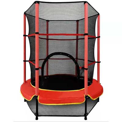 China With protective net Indoor Mini Trampoline With Protective Net For Children Safety Small Trampoline for sale