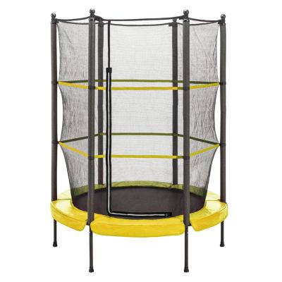 China With Protective Net Indoor Small Trampoline With Protective Net For Safety Kids Mini Trampoline for sale