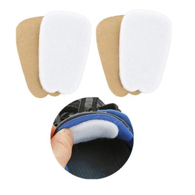 China Soft Soft Fabric Shoe Instep Pads Self Adhesive Felt Tongue Pads Cushion For Shoes for sale