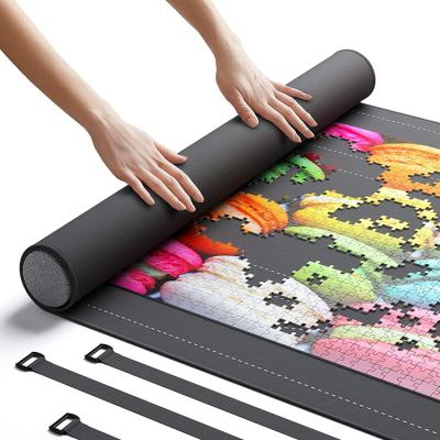 China Anti Slip Anti Slip and Waterproof Puzzle Roll Up Mat Puzzle Storage Rubber Mat for up to 1500 Pieces for sale