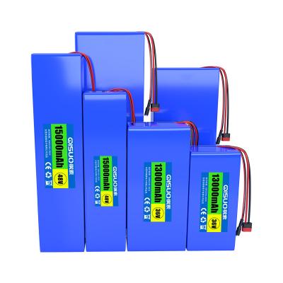 China Premium toys 24v 36v 48v cell customized rechargeable ebike lithium battery pack 10Ah 12Ah 15Ah 15Ah 18Ah 20Ah for sale