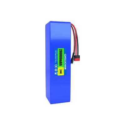 China Reliable 24v lithium power pack 24v 20Ah lithium 18650 rechargeable battery lithium battery for electric scooter for sale