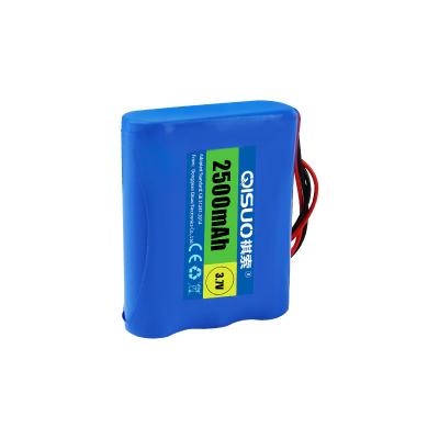 China Toys 18650 3.7V 2500mah lithium battery pack for small fan for sale