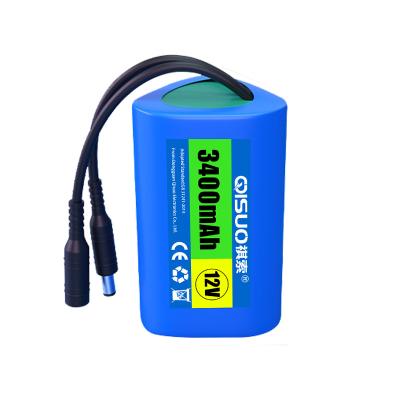 China Long cycle life; multiple protection; Customization China factory 12volt 3.4Ah lithium battery for home appliances camping 12 volt lithium battery rv for sale