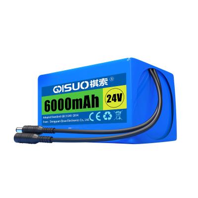 China Toys 24 volt 6ah high quality lithium ion batteries for power tools booster pump 24V 6Ah solar lithium battery cells for sale