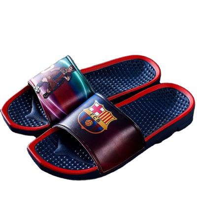 China Fashion Trend OEM Shoes Slippers Custom PVC, Custom Logo Slippers Men Soccer Slide Slippers, Custom Logo Slide Slippers Slippers for sale