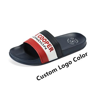 China Custom Logo Men's Slippers Fashion Designer Slippers Fashion Trend Slides Large Size Wholesale Factory Price for sale