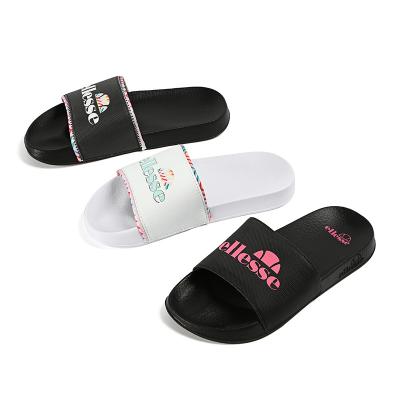 China Fashion Trend Big Size Customized Custom Made Logo Print Design Slide Slippers House Ladies Slippers House For Women for sale