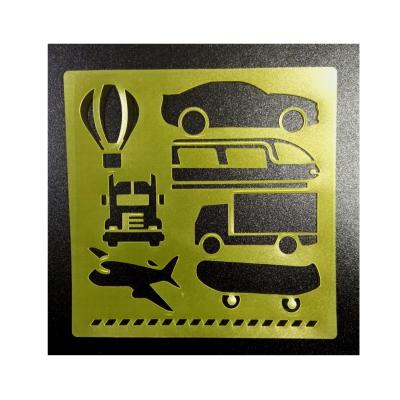 China Painting& New Design Eco-friendly PP Drawing Stencils Laser Cutting DIY Painting Drawing Stencils for sale