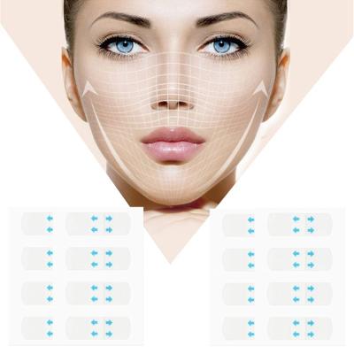 China Instant Lift Face Lift Stickers Invisable V Shape Face Tapes Wrinkle Lift Patches Chin Tapes Makeup Face Lift Double Tape for sale