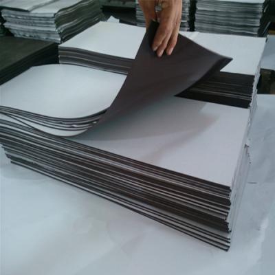 China Industrial Magnet Supply Flexible Magnet Sheet With Adhesive For Photos for sale