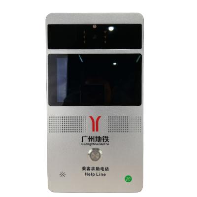 China Aluminum Emergency 2 Way Voip Intercom Video Intercom Telephone for sale