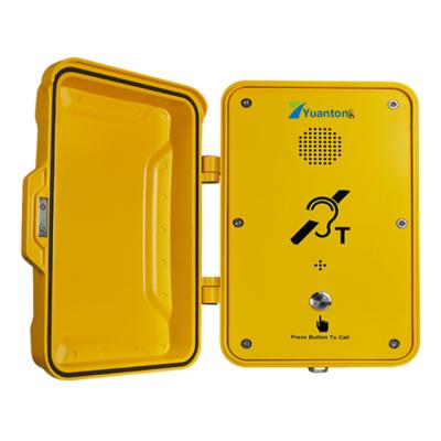 China Zinc-Aluminum Aloy Die-Casting Shell Waterproof Intercom Cleanroom Handsfree Phone Moisture-Proof for sale