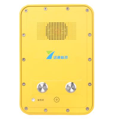 China Zinc-Aluminum Aloy Die-Casting Shell Waterproof Emergency SOS Hands-free Phone Corrosion Resistance Industrial Phone With Phone for sale