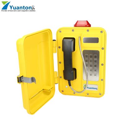 China Zinc-Aluminum Aloy Die-Casting Shell Tunnel Broadcast Emergency Telephone Two-Way Communication Emergency Telephone for sale