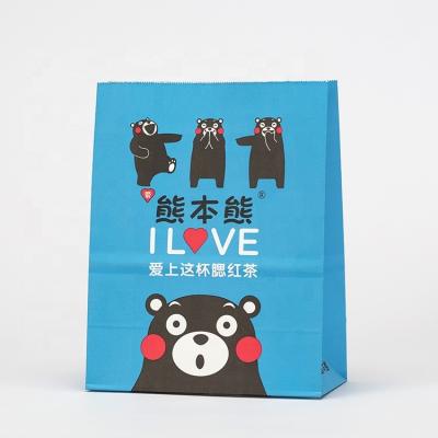 China Recycled custom paper bag bolsas de papel Brown Cheap paper craft gift materials prices wrapping paper small shopping bag without handle for sale