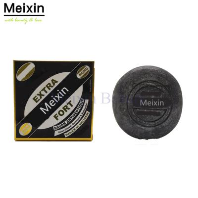 China Meixin Charcoal Bath Soaps Basic Cleansing Organic Bamboo African Black Soap for sale