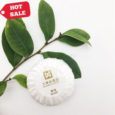 China Small Organic Bath Amenities Travel Round Toilet Bath Bar Soap Mini Hotel Soap Biodegradable for sale