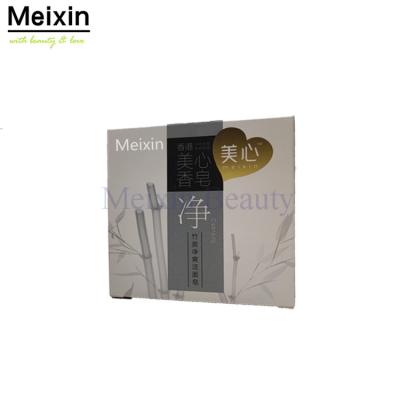 China Popular Meixin Basic Cleansing Skin Whitening Charcoal Activated Soap For Black Skin Natural Soap Bars for sale