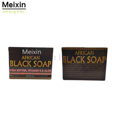 China Meixin Basic Cleansing Natural Private Label Soaps For Sale African Black Soap Organic for sale