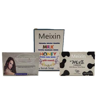 China Meixin Base Cleansing Private Label Whitening, Moisturizing, Base Cleansing Soap Whitening Goat Milk Soap for sale