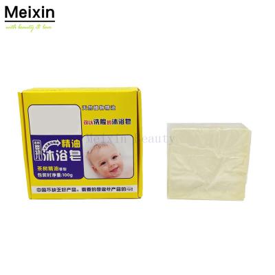 China Meixin Basic Cleaning Best Selling Alleviation Natural Vegan Skin Baby Soap Dispenser Brand Kids Antibacterial Bath Soap for sale