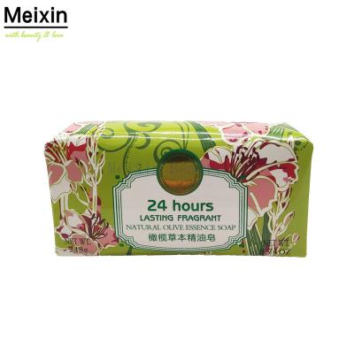 China Basic Cleaning Meixin Customized Palm Olive Oil Olive Soap Face Deep Cleaning Handmade Bath Soap for sale