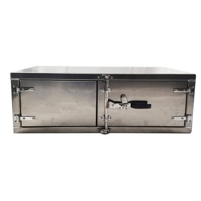 China Double door design power coated steel underbody tool box for storage for sale