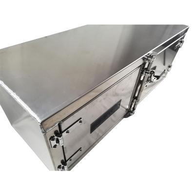 China Heavy Duty Steel Double Door Design Underbody Truck Tool Box for sale