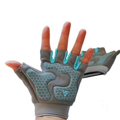 China Durable Half Finger Short Sports Gloves Cycling Gloves Mountain Bike Gloves for sale