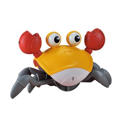 China Battery Operated Toy Robot Toy Animal Electric Crab Walking Sensor Inductive Robot For Kids for sale