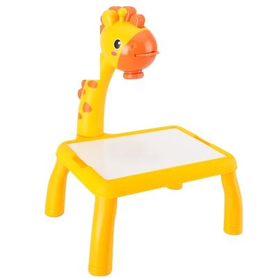 China Projection plastic color toy table drawing children projector intelligent study painting board for kids desney toy for sale