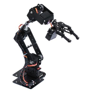 China Battery Operated Toy DIY 6 DOF Robot Arm Kit with MG996R Metal Servo Motor Claw for Zigotech for sale