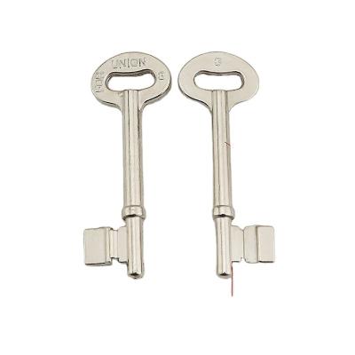 China Zinc Alloy Zinc Alloy Good Quality Normal Door Key Key Blank for sale